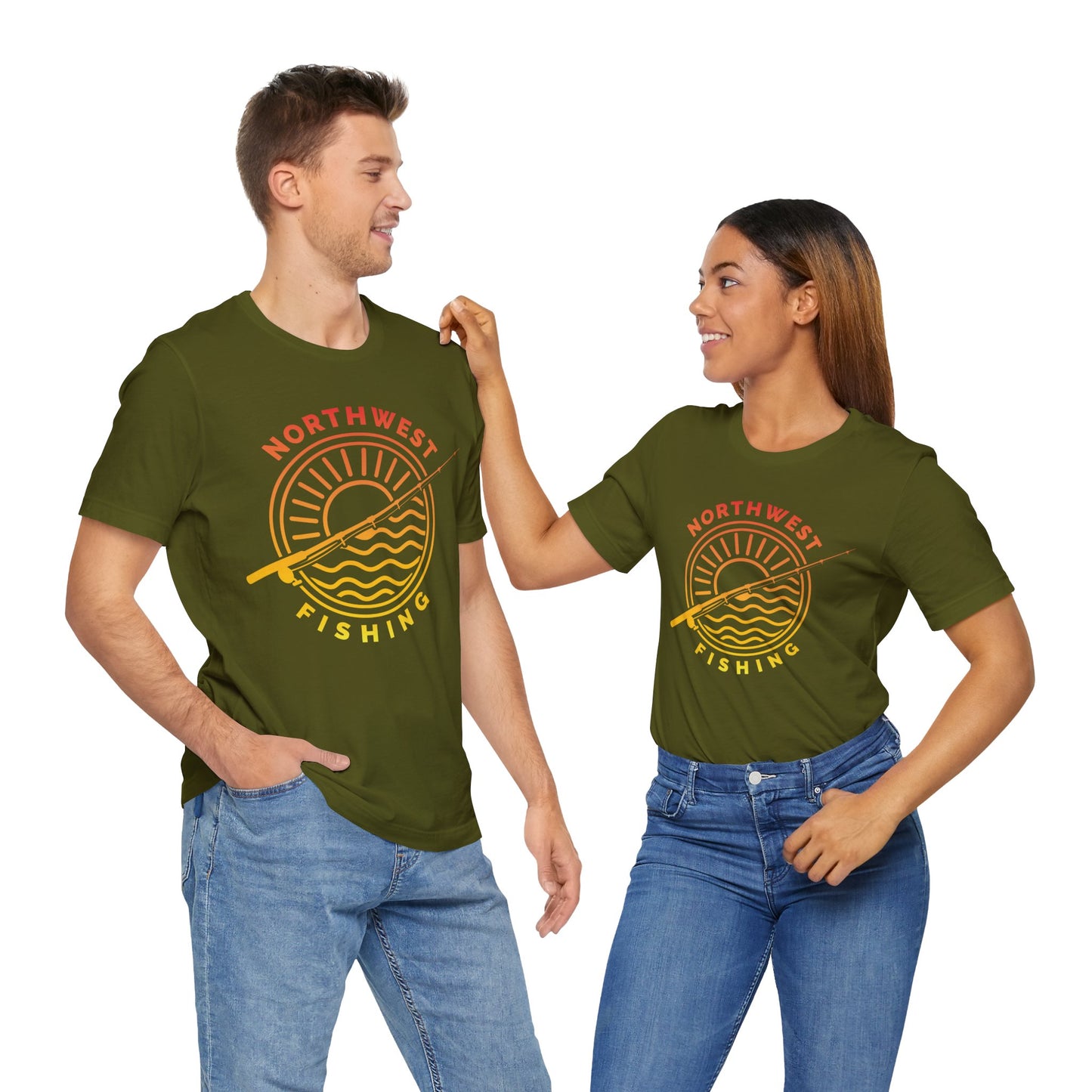 Gradient Sun Dial Jersey Short Sleeve Tee