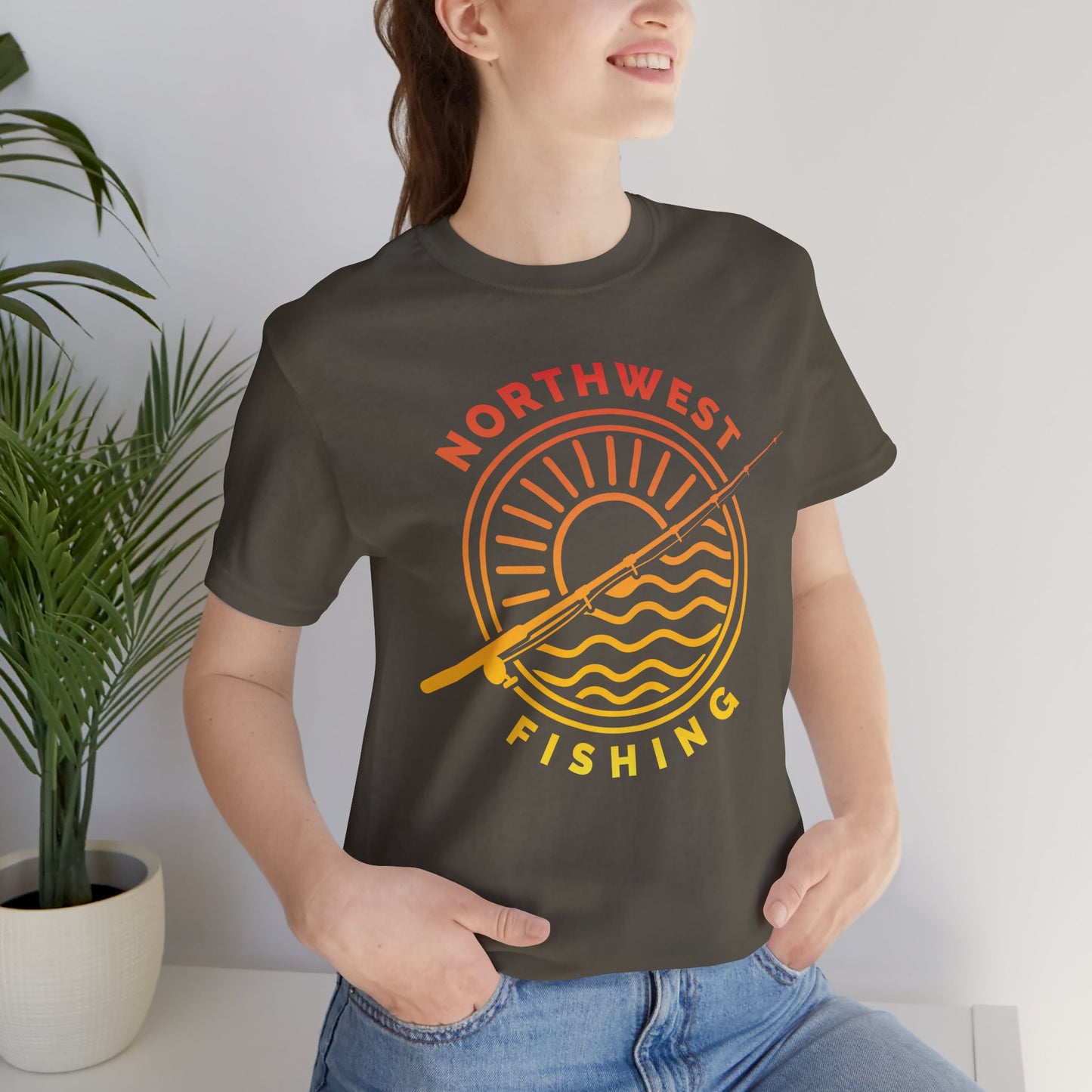 Gradient Sun Dial Jersey Short Sleeve Tee