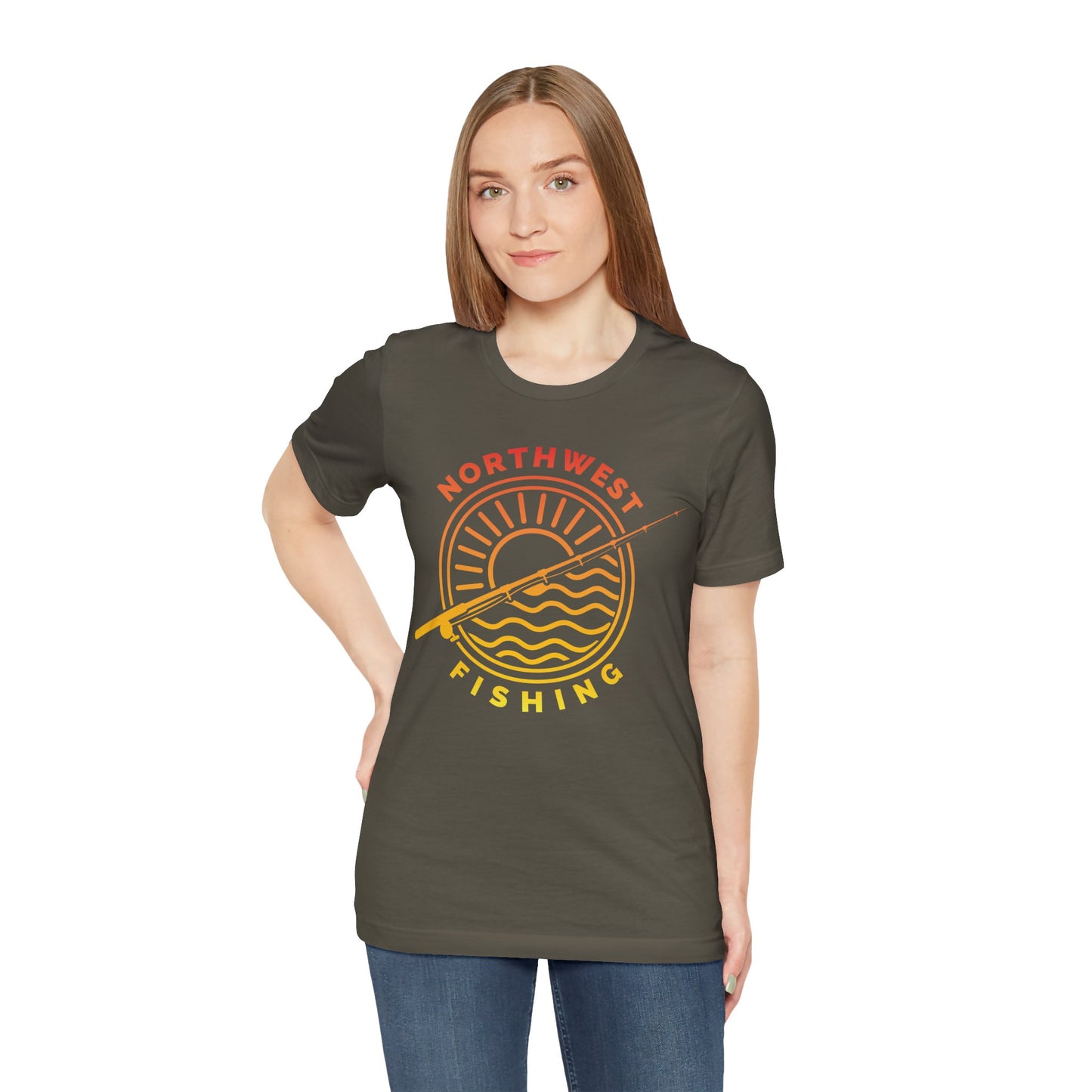 Gradient Sun Dial Jersey Short Sleeve Tee