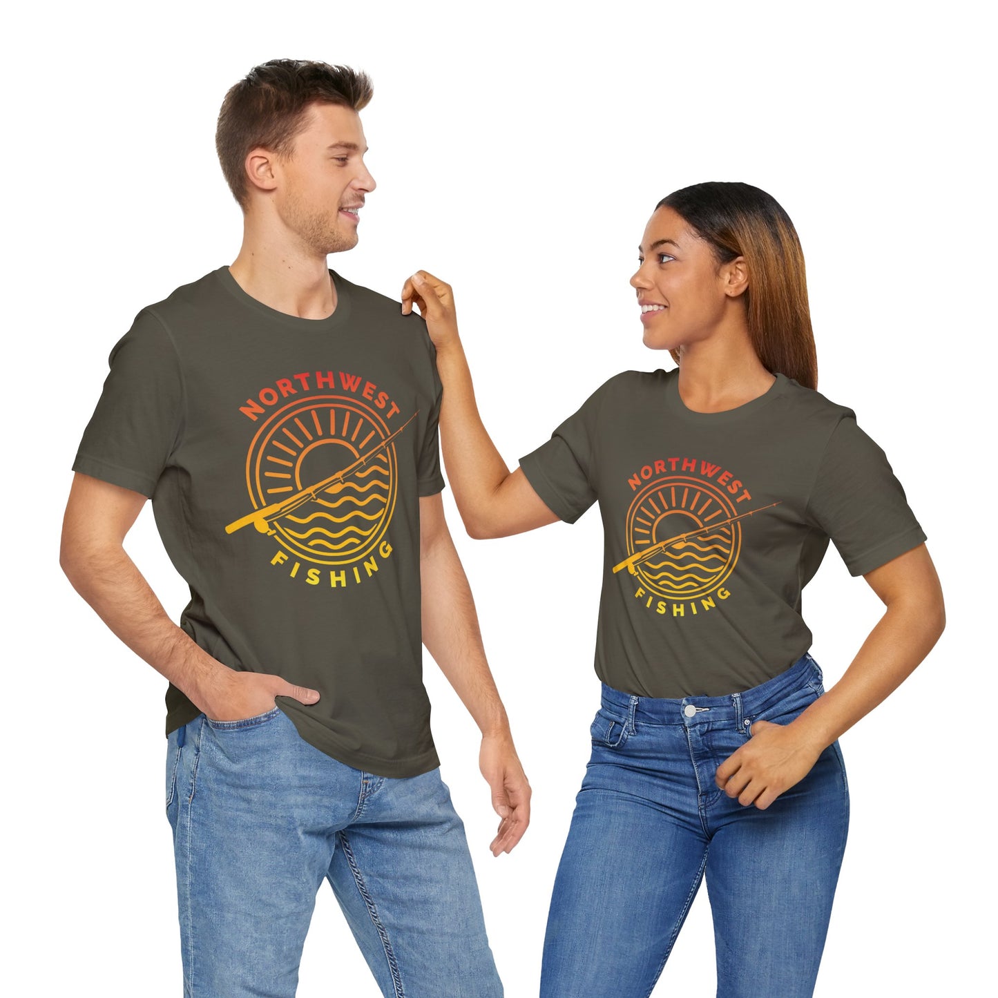 Gradient Sun Dial Jersey Short Sleeve Tee