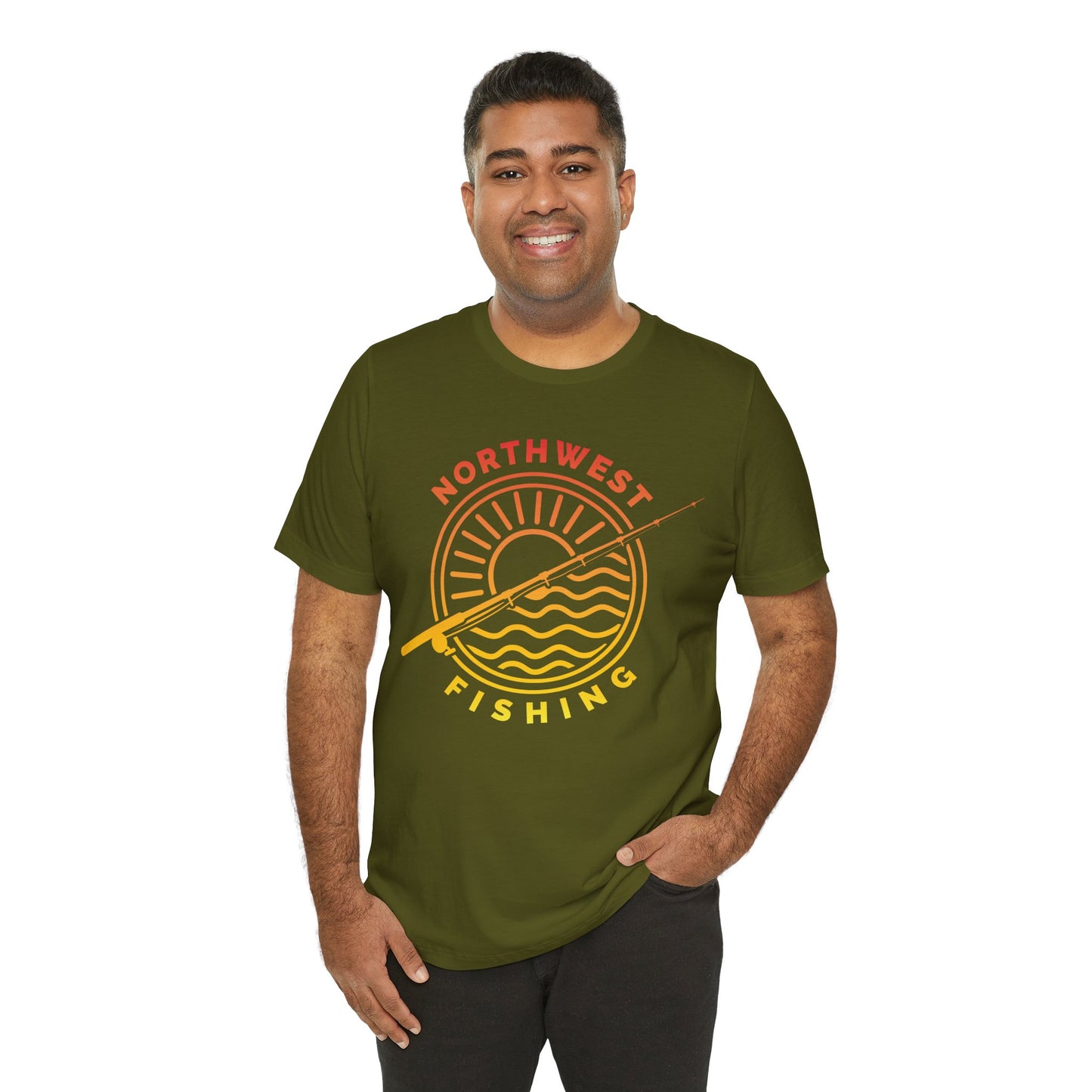 Gradient Sun Dial Jersey Short Sleeve Tee