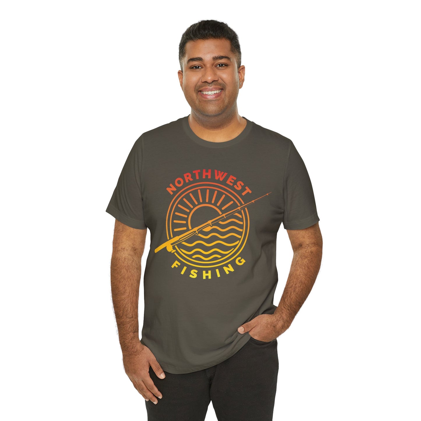 Gradient Sun Dial Jersey Short Sleeve Tee