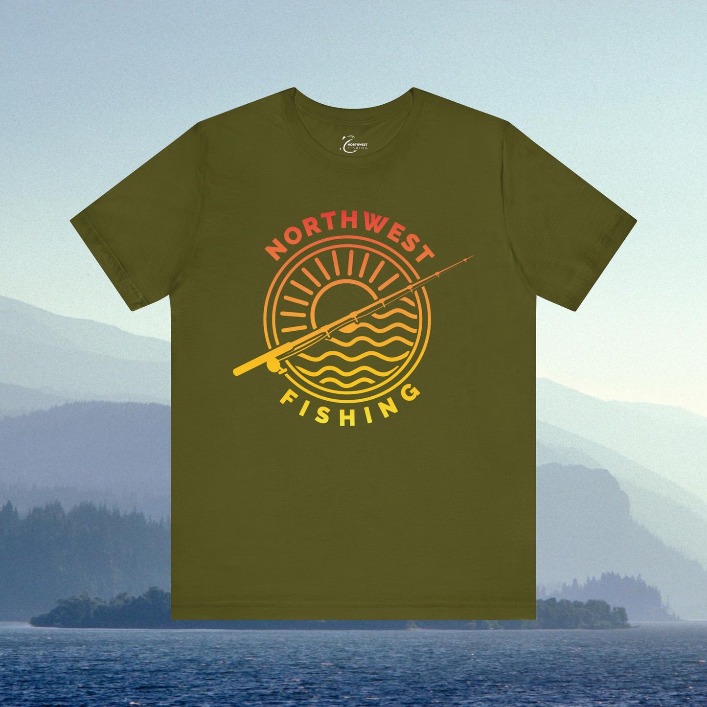Gradient Sun Dial Jersey Short Sleeve Tee
