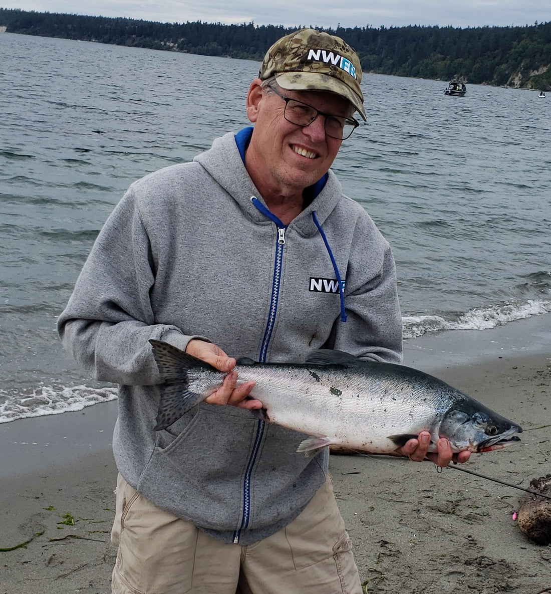 South Whidbey Island Beach Salmon