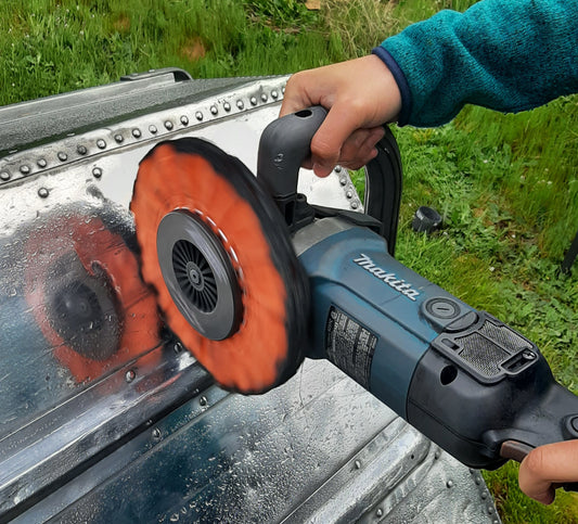 Aluminum Boat Polishing