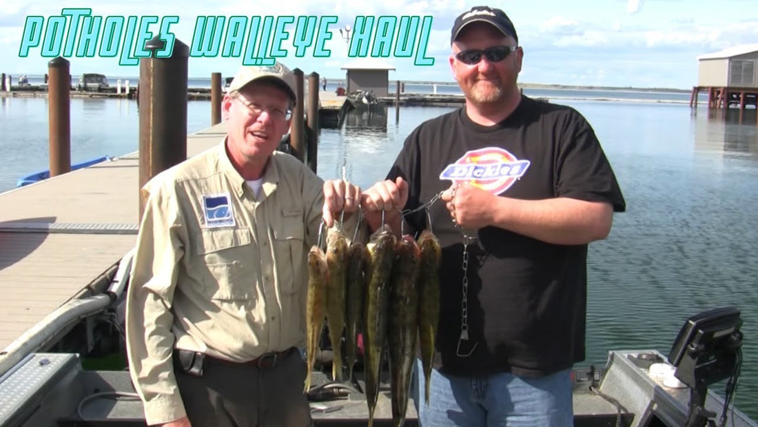 Fishing for Walleye on the Potholes with Shelby Ross