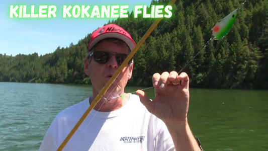 Killer Kokanee Fishing with Arctic Fox Trolling Flies!