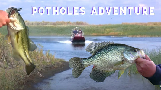 Fishing for Bass on the Potholes in an Air Boat