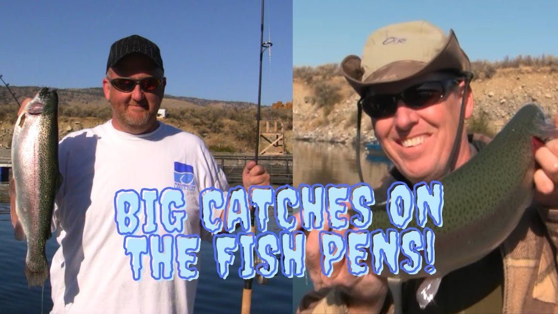 Fishing for Rainbows at the Rufus Woods Fishing Pens