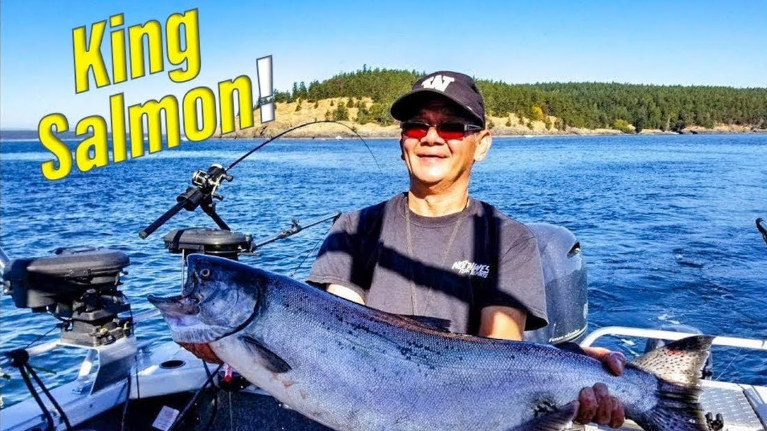 Hot Chinook Salmon Fishing in Washington's San Juan Islands! - Extended Cut