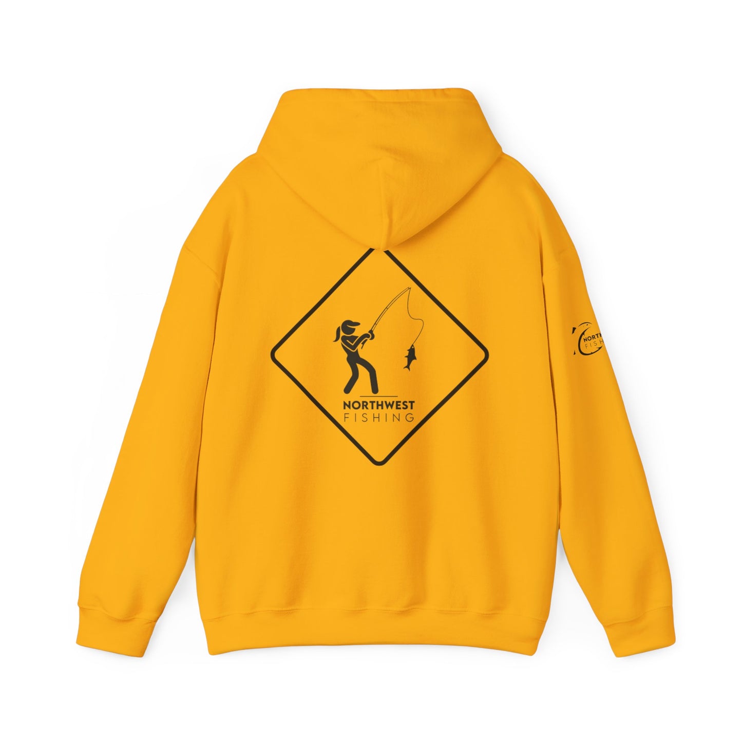 Warning! Lady Fishing Hoodie