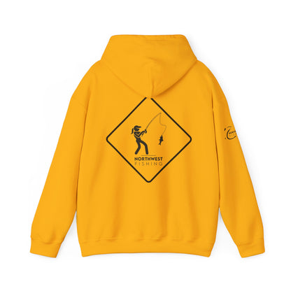 Warning! Lady Fishing Hoodie