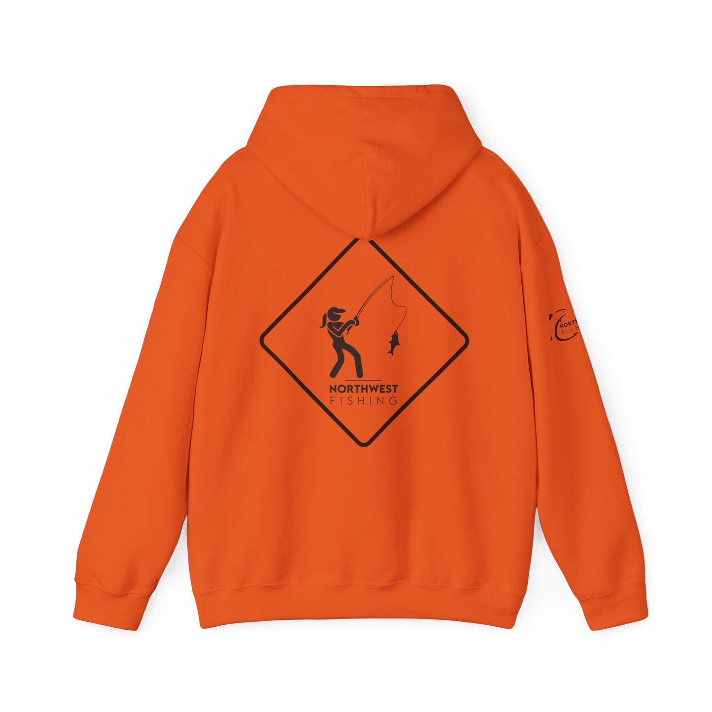 Warning! Lady Fishing Hoodie