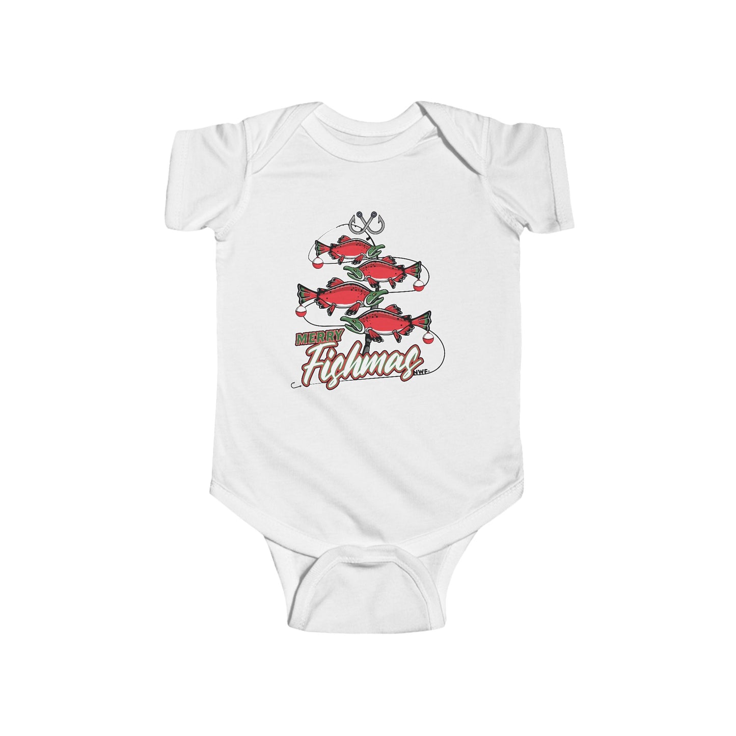 Fishmas Baby Onesie