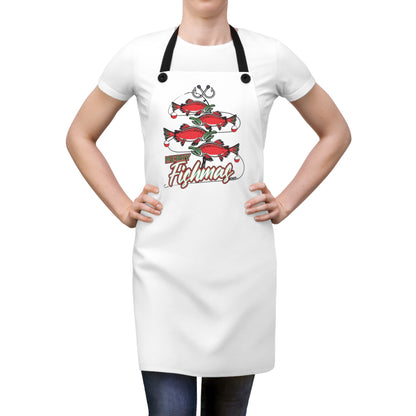 Merry Fishmas Chef Apron