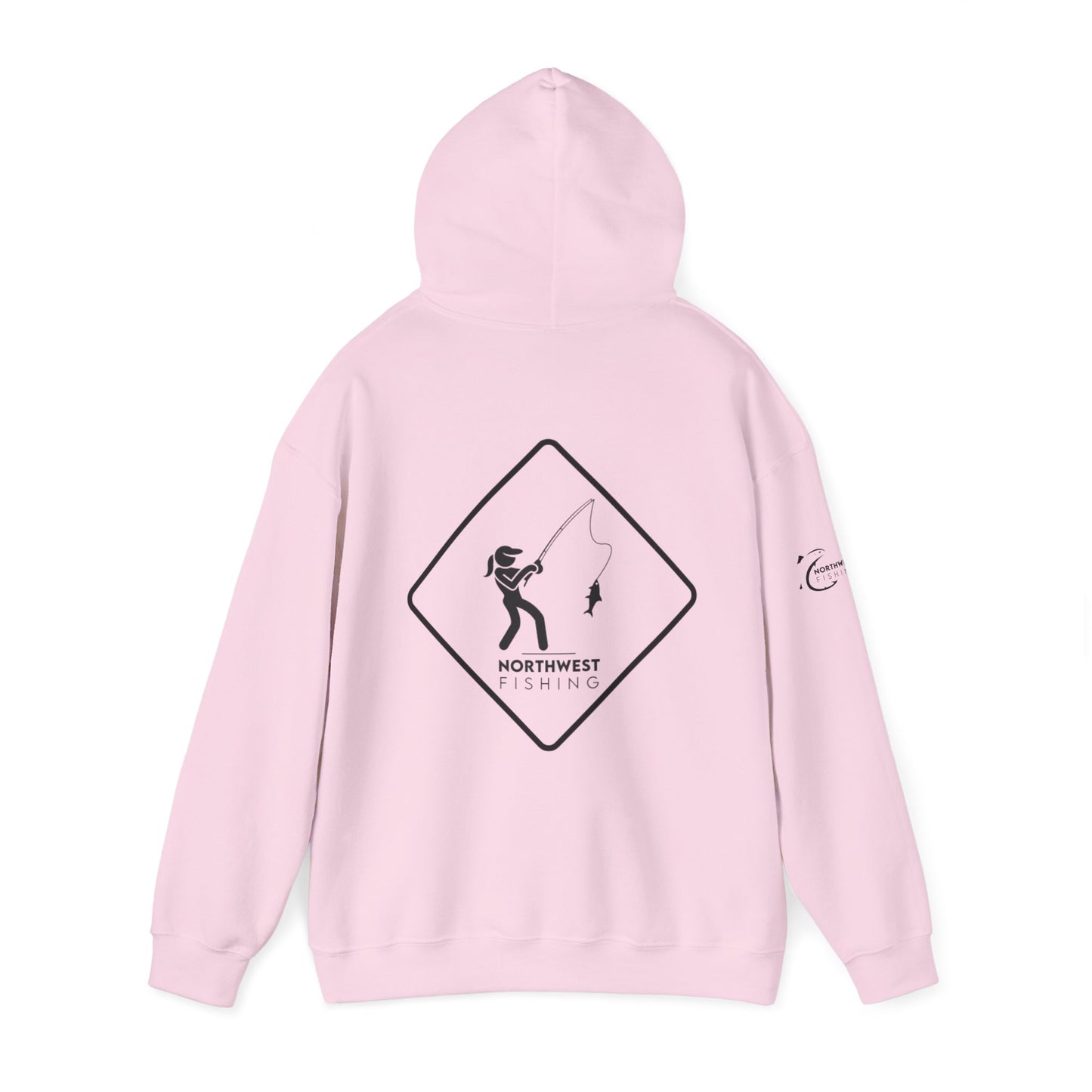 Warning! Lady Fishing Hoodie