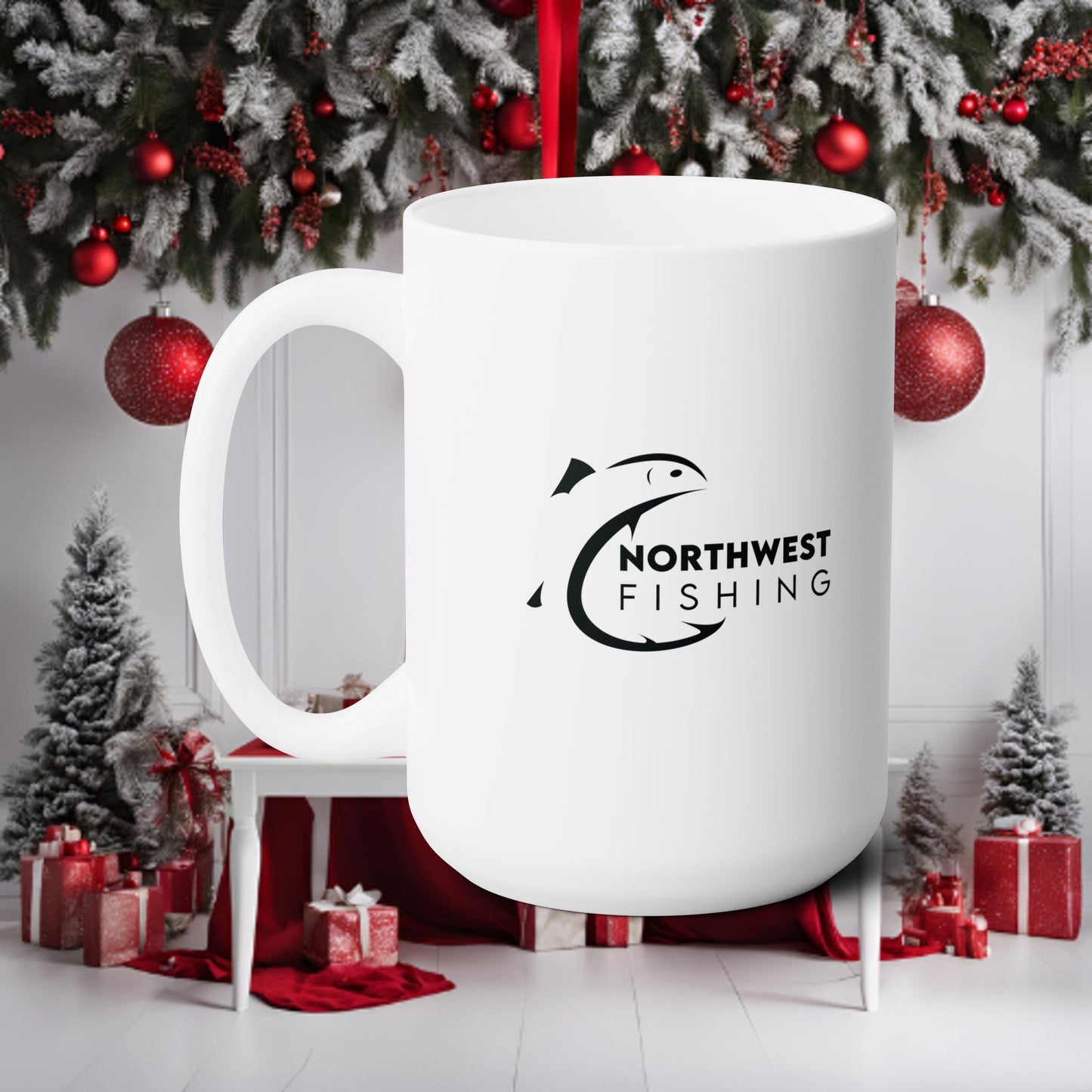 Merry Fishmas Mug -Personalize