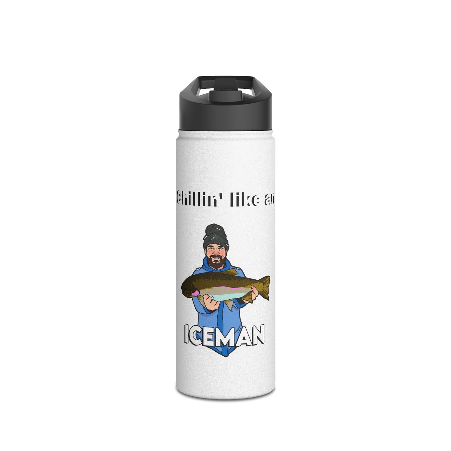 Iceman Fishing Water Bottle