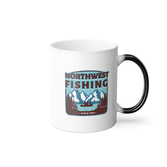 Blue NW Fishing Mug 11 oz
