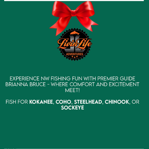 Washington State Salmon / Kokanee / Walleye / Trout | Livin' Life Adventure (2 seats)
